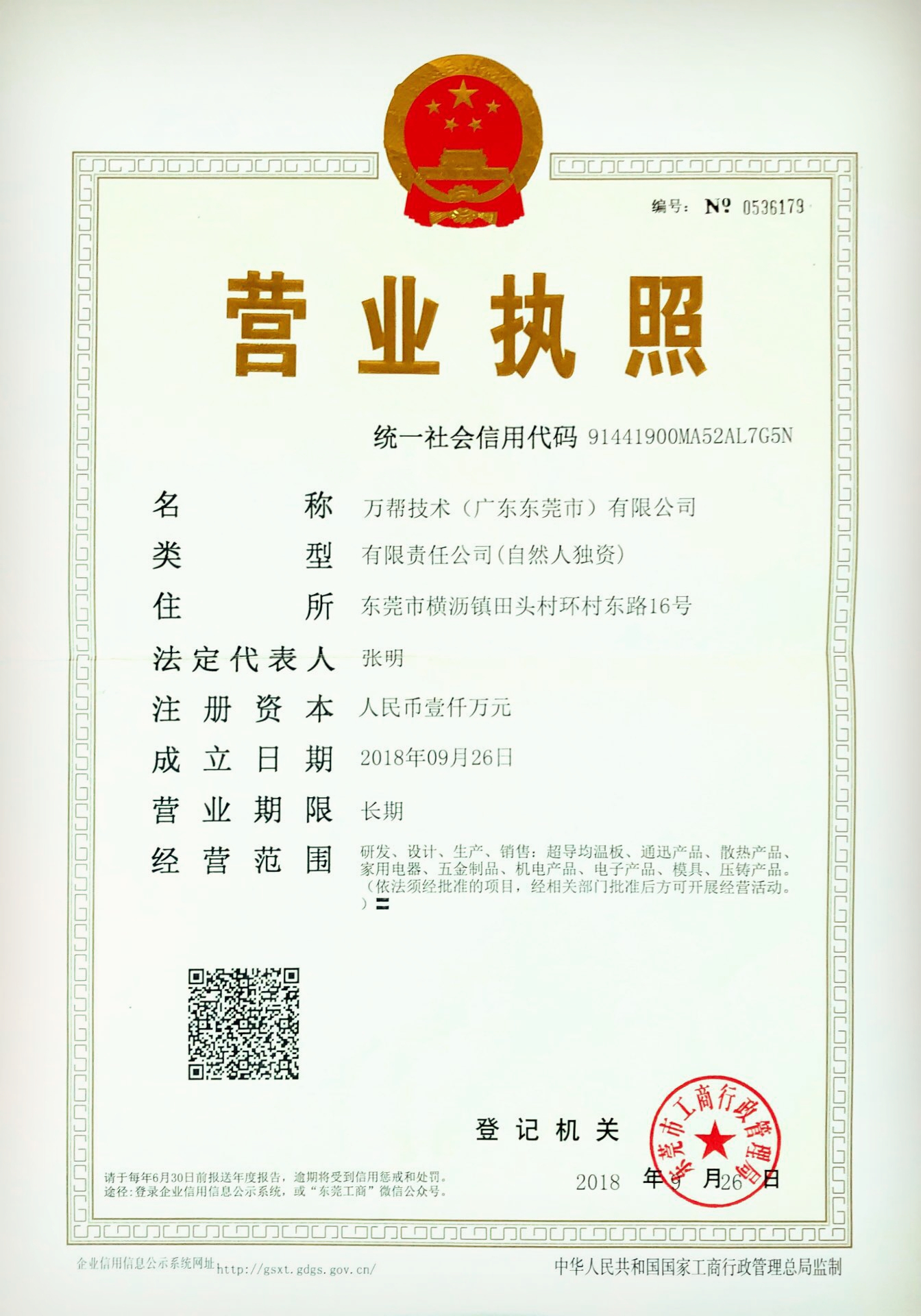 business license